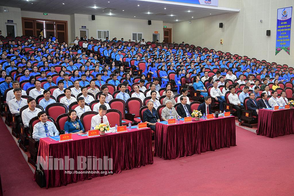 Khai mạc Đại hội Công đoàn tỉnh Ninh Bình lần thứ XVI